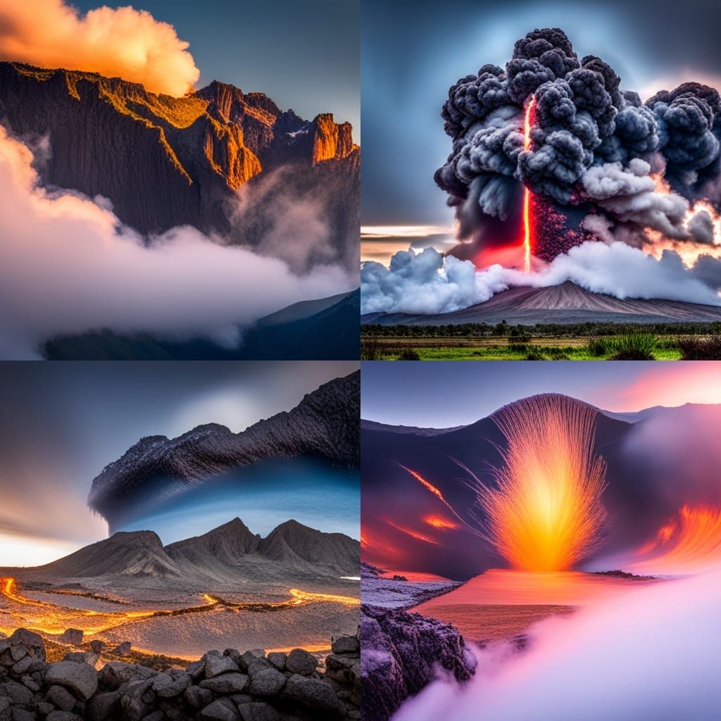 Volcanic Eruption on Tropical Reunion Island