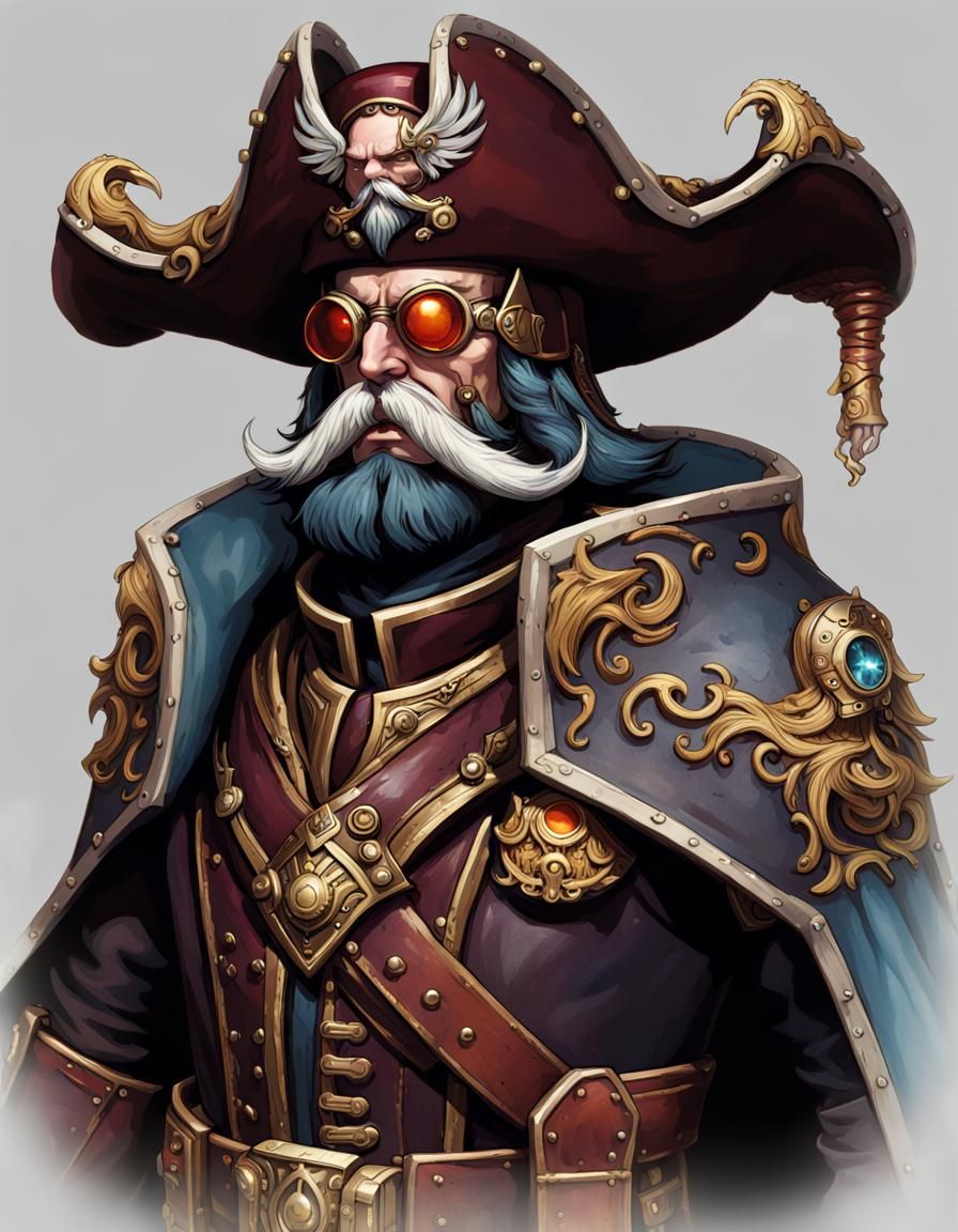 Warhammer 40k Rogue Trader Portrait by Rutkowski