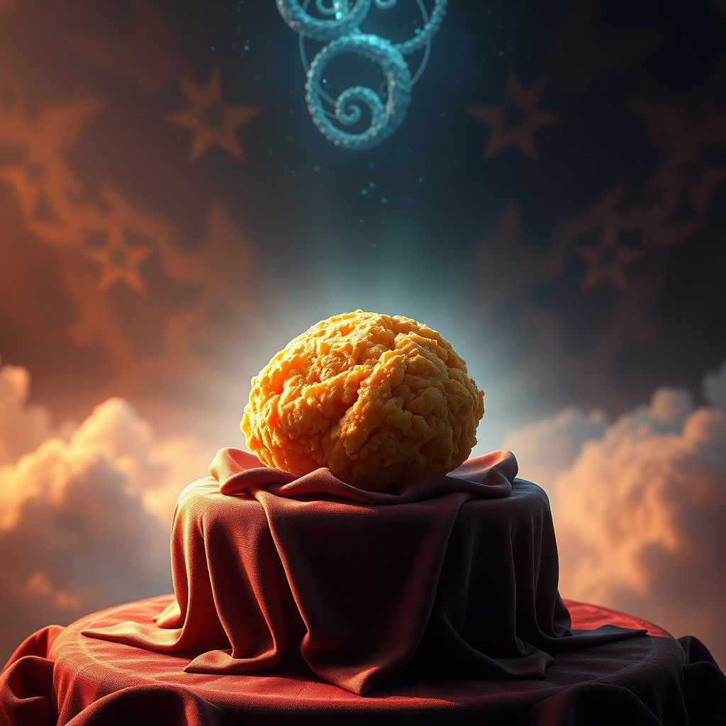Mystical Chicken Nugget Concept Art in 8k