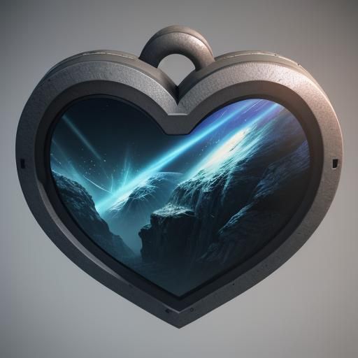3D Heart Render with Shading
