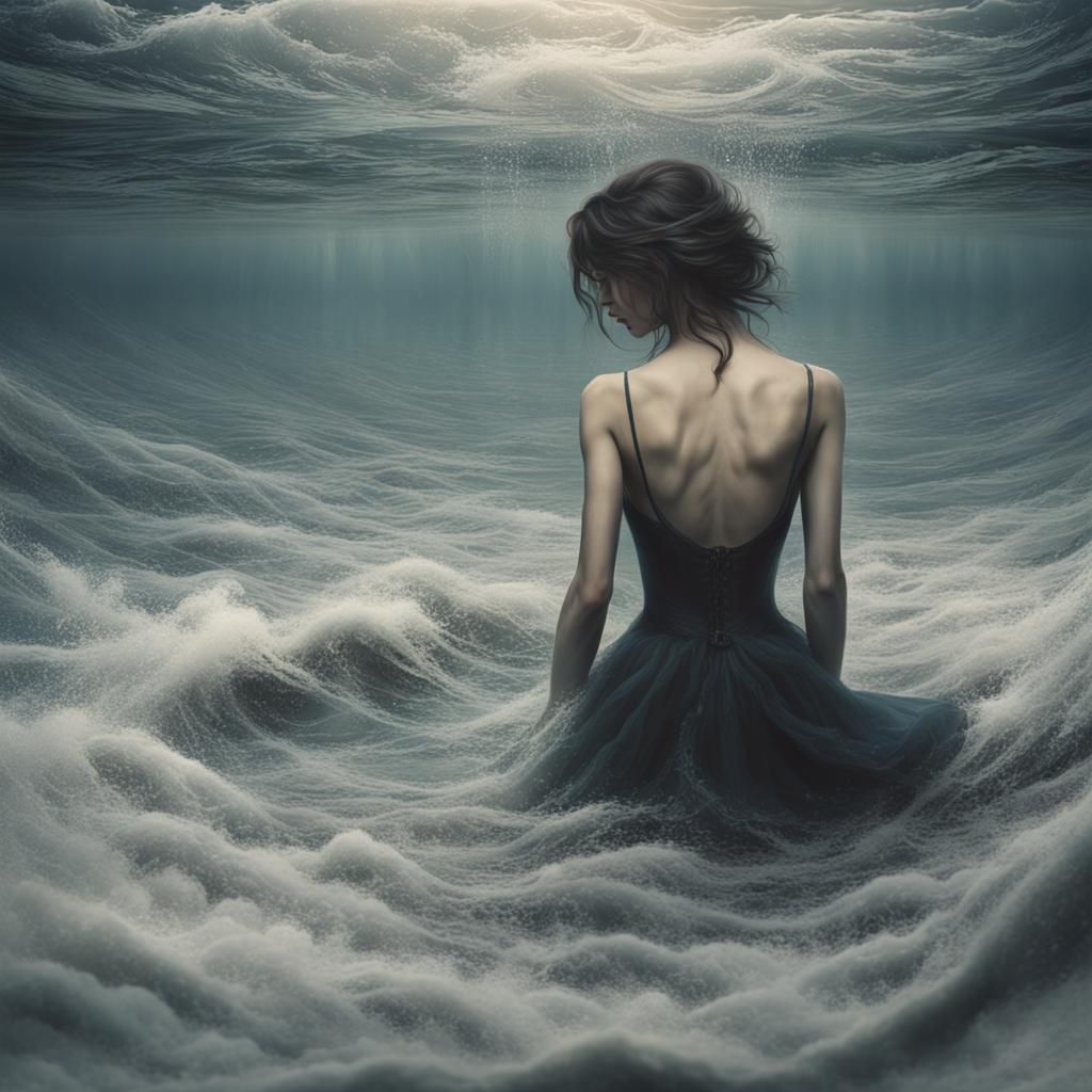 Abstract Numbness: A Dark, Distorted Landscape