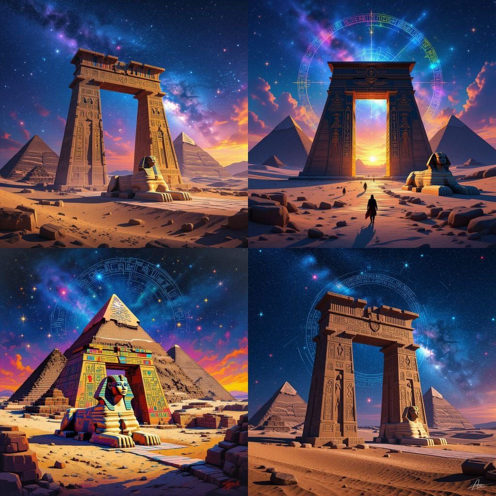 Cosmic Stargate Portal to Another Reality