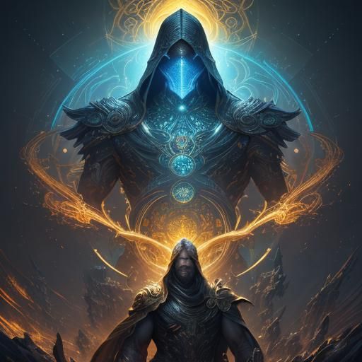 Philosophical Portrait in Hyper-Realistic Style