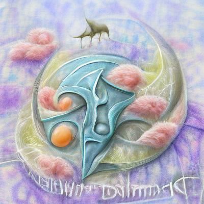Dream Protection Sigil: Pastel Digital Art