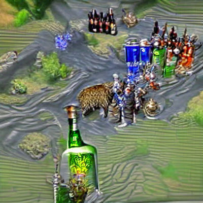 Colorful Abstract Explosion Creates Dreamlike Surreal Scene