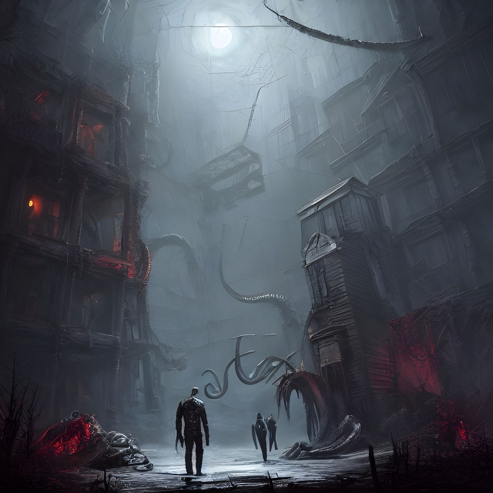 Post-Apocalyptic World Ruined by Lovecraftian Elder God