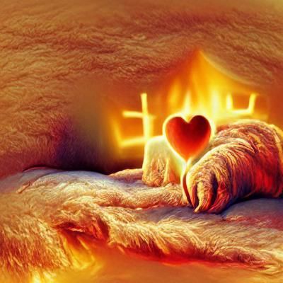 Symbolic Representation of Divine Love and Warmth