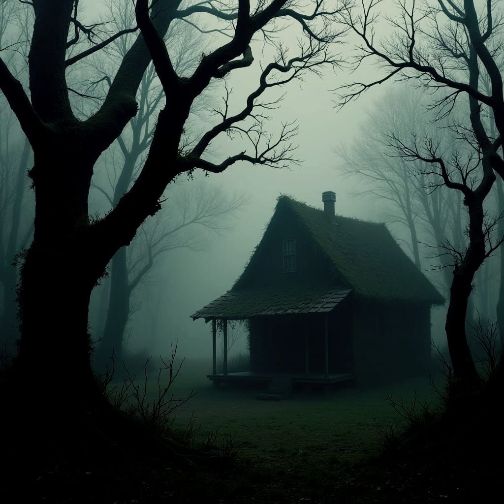 Sinister Shack in Spooky Forest