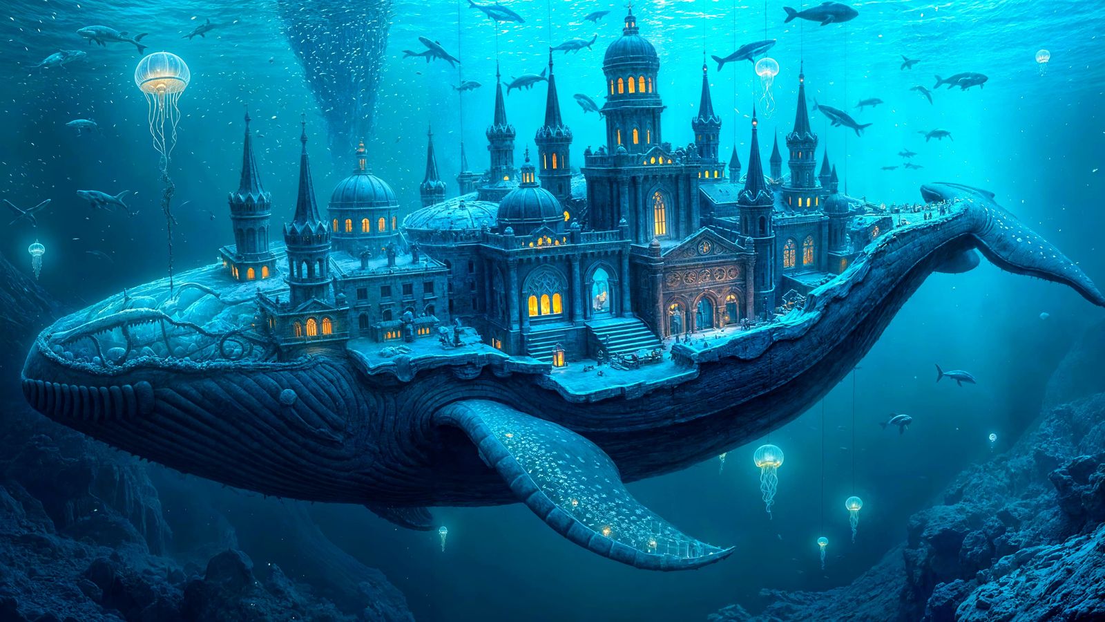 "Where Cities Drift and Coral Dreams Breathe: The Whale That Wore a Kingdom"