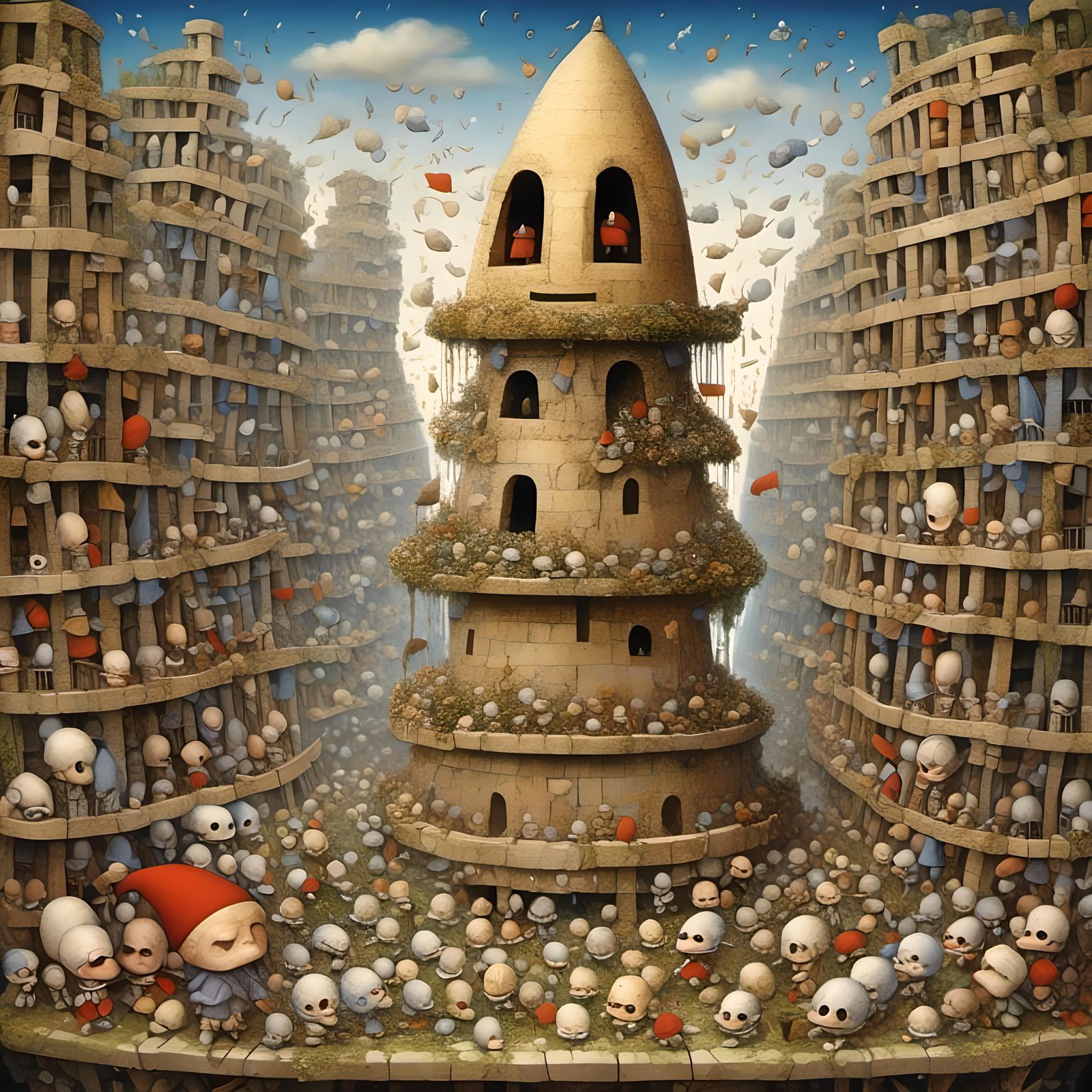 Surreal Abstract: The Guillotine Awaits