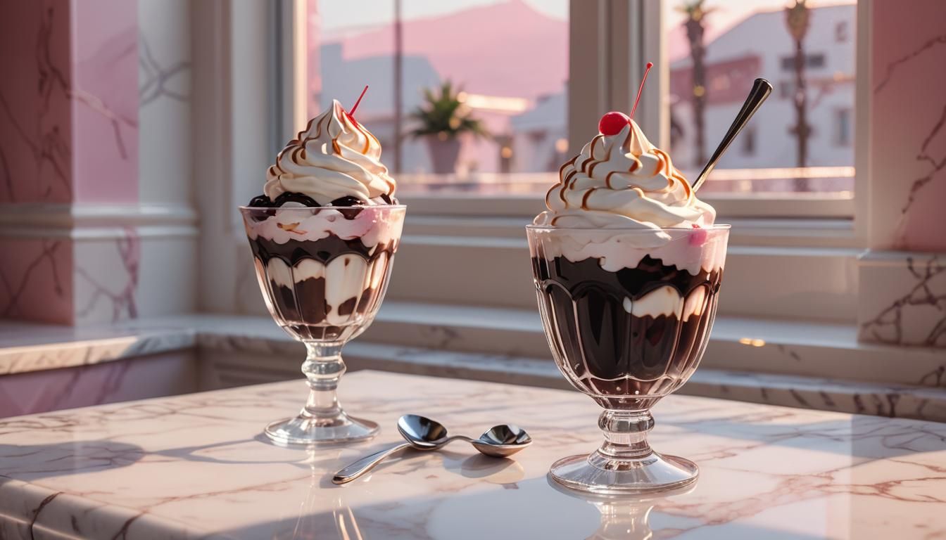 Hot fudge sundae