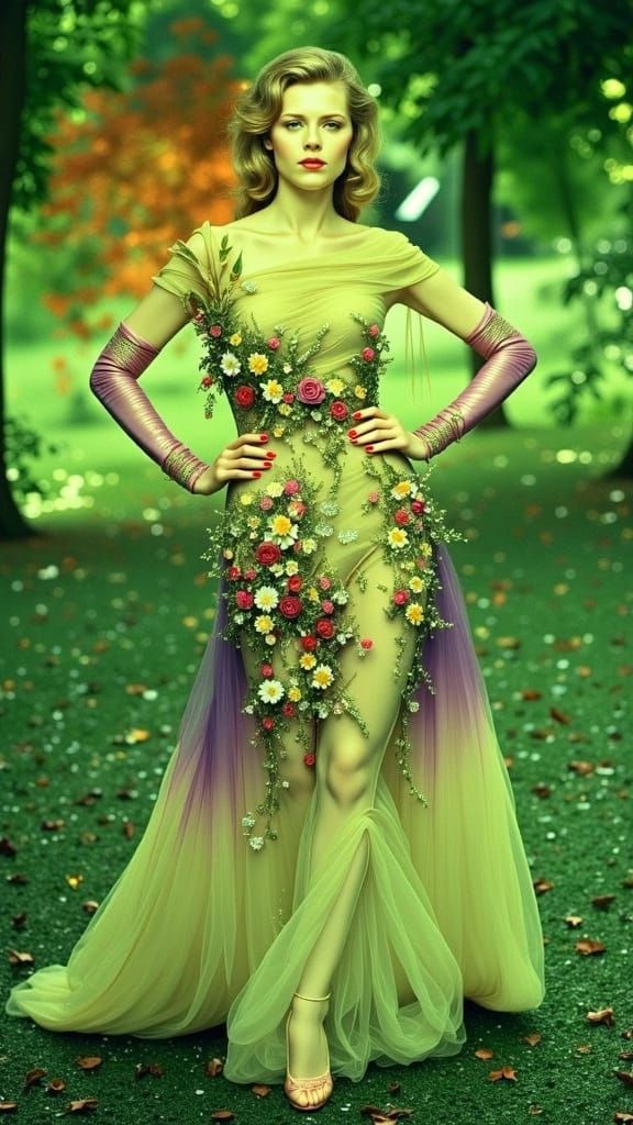 Queen of Venus in Magical Garden