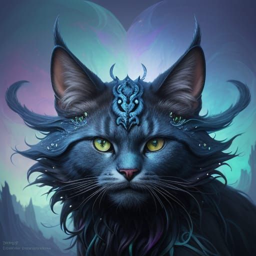 a whimsical and fantastical digital painting of an anthropom...