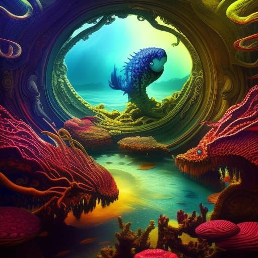 underwater