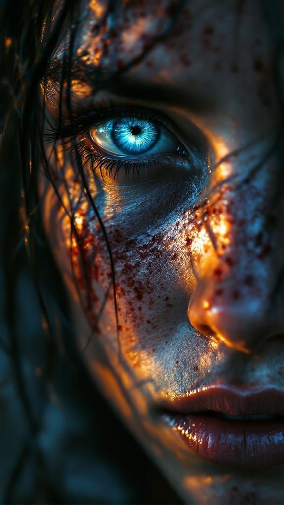 Survivor's Gaze in Post-Apocalyptic Landscape