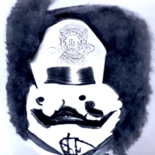 Police Sketch of Mr. Monopoly Man