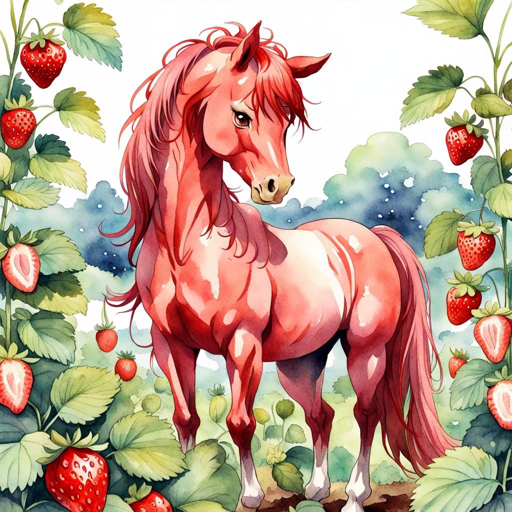 Strawberry Horse 🐎