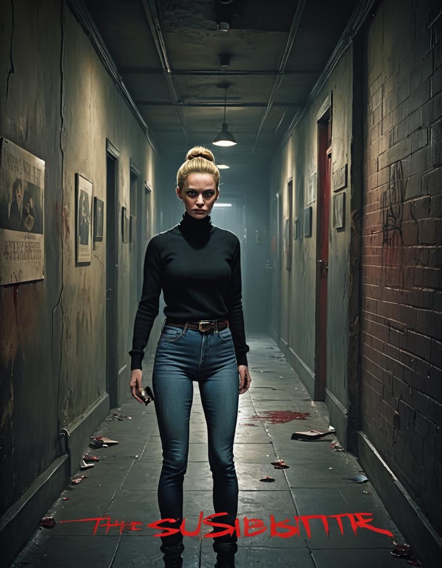 Movie Poster: The Substitute in Matte Painting Style