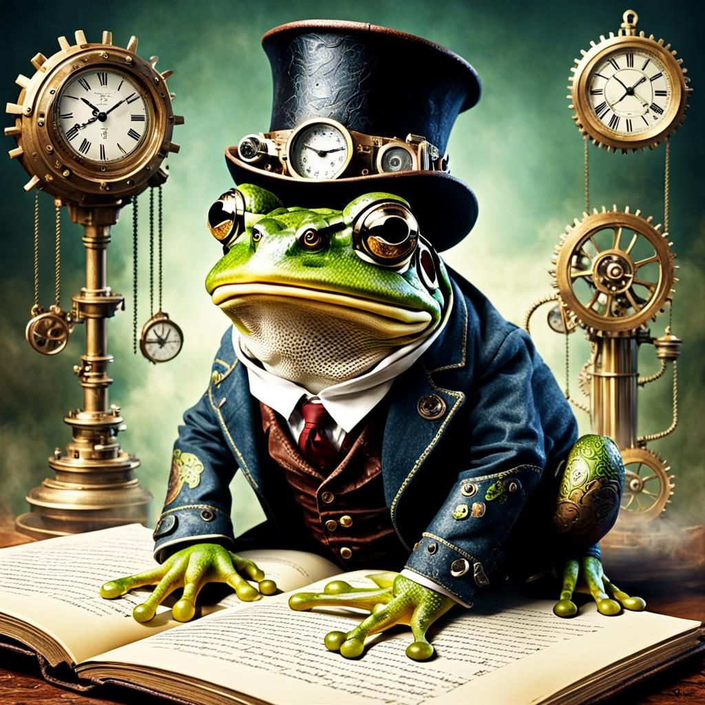 Steampunk Philieas Frog's Around the World Adventure