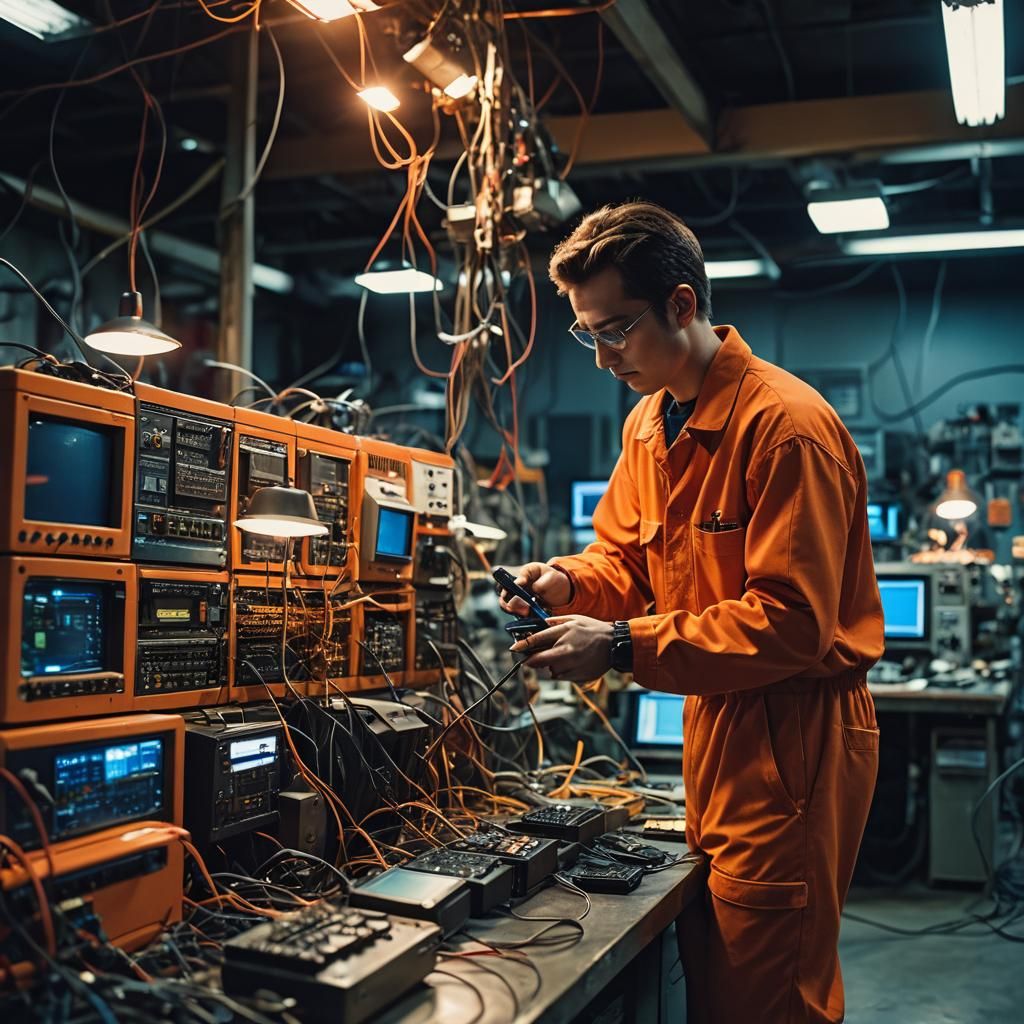 Cell Phone Repair in a High Tech Lab