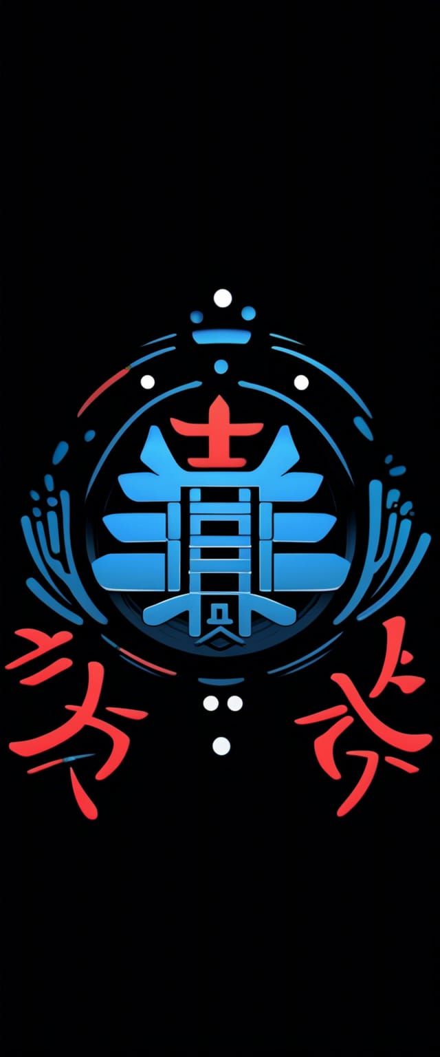 Elegant Kanji Design Art