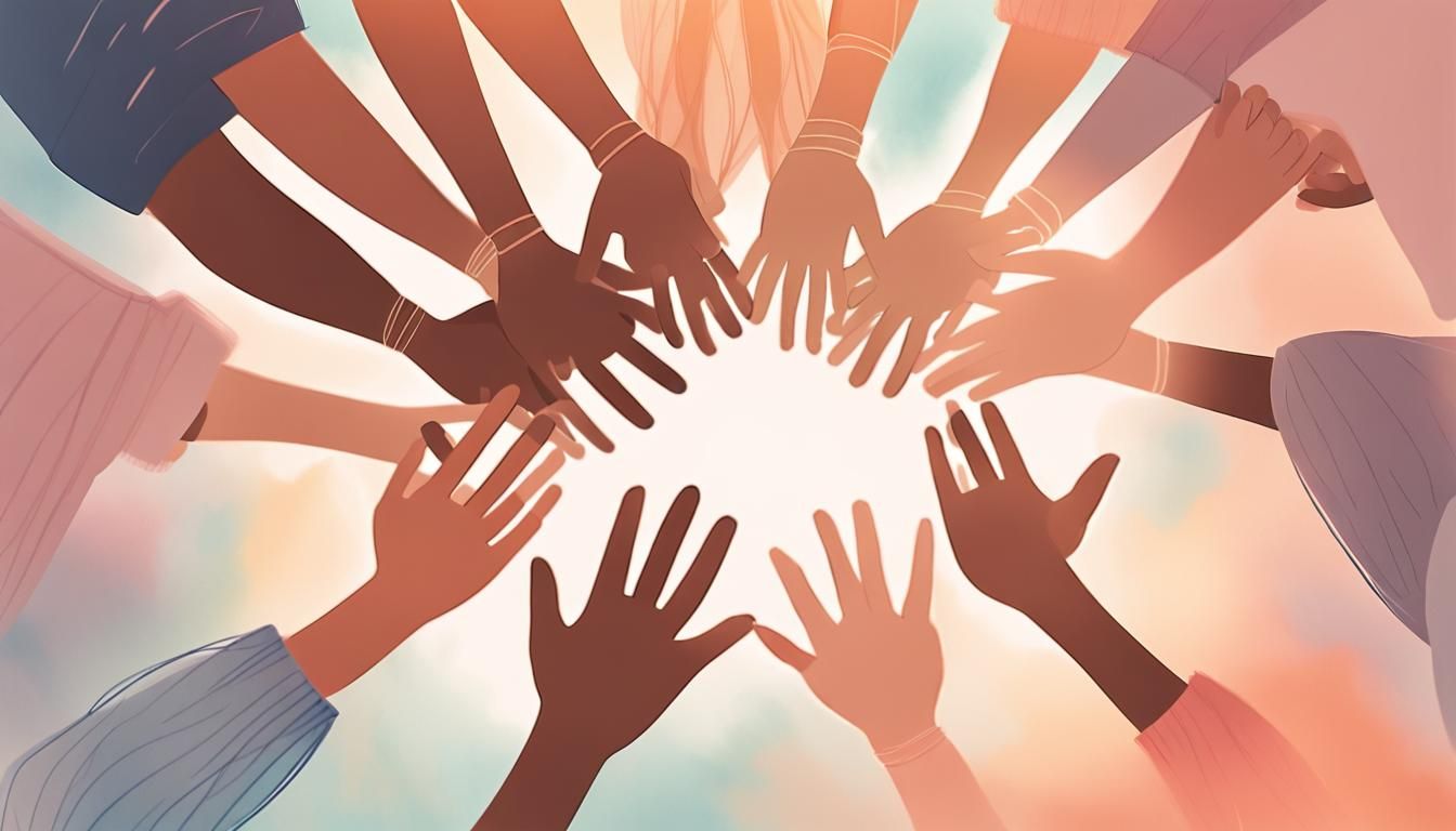 Heartwarming Digital Portrait of Friends in Unity