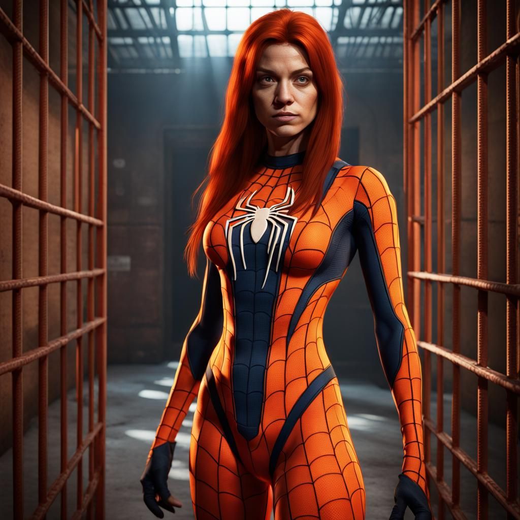 Mary Jane Watson in Prison Jumpsuit