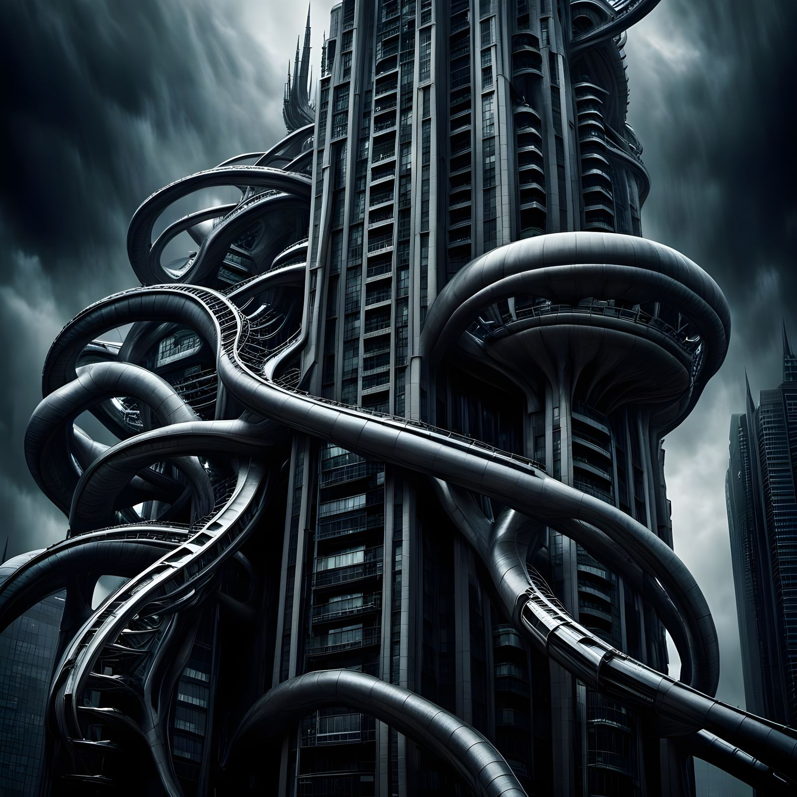 Twisted Skyscraper
