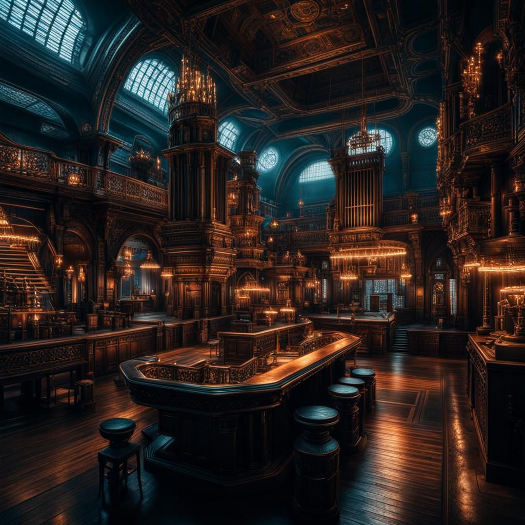 Renaissance Meets Cyberpunk: Intricate, Hyperrealistic Fusio...