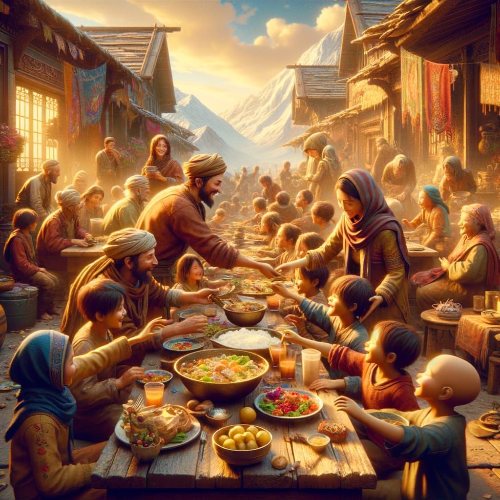 Community Cooperation and Joyful Sharing in Detailed Fantasy...