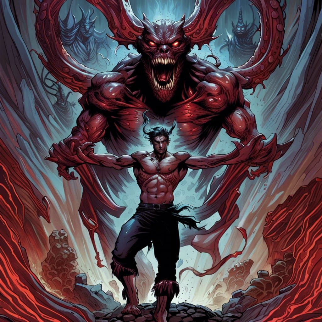 Demonic Comic Book Art Inspired by Brooks & Mumford