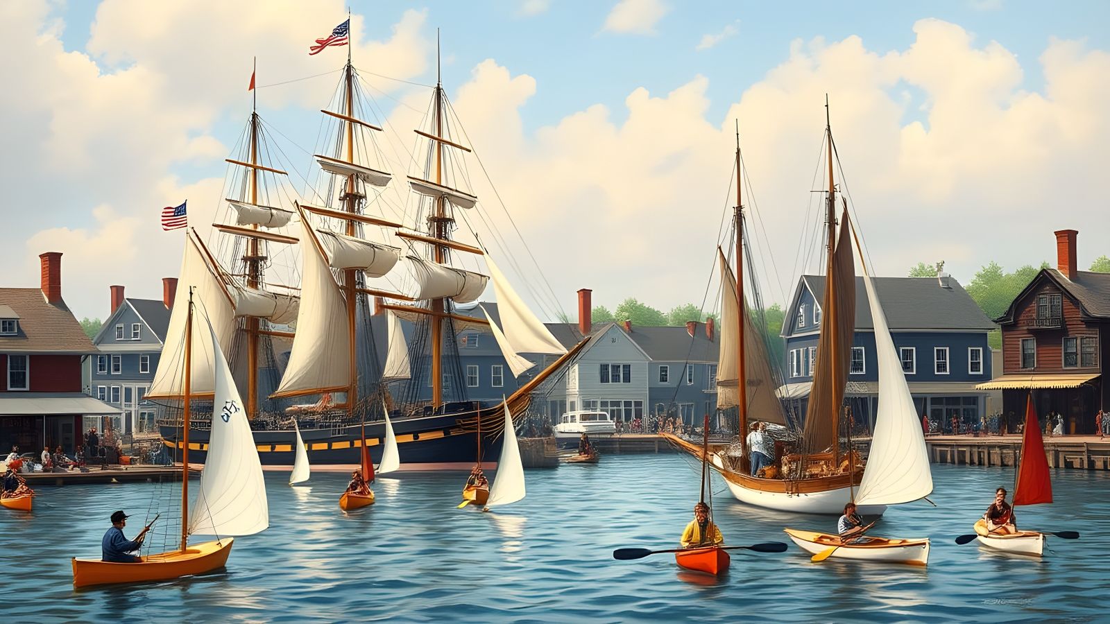 Historic Seaport Village at Mystic Seaport Museum