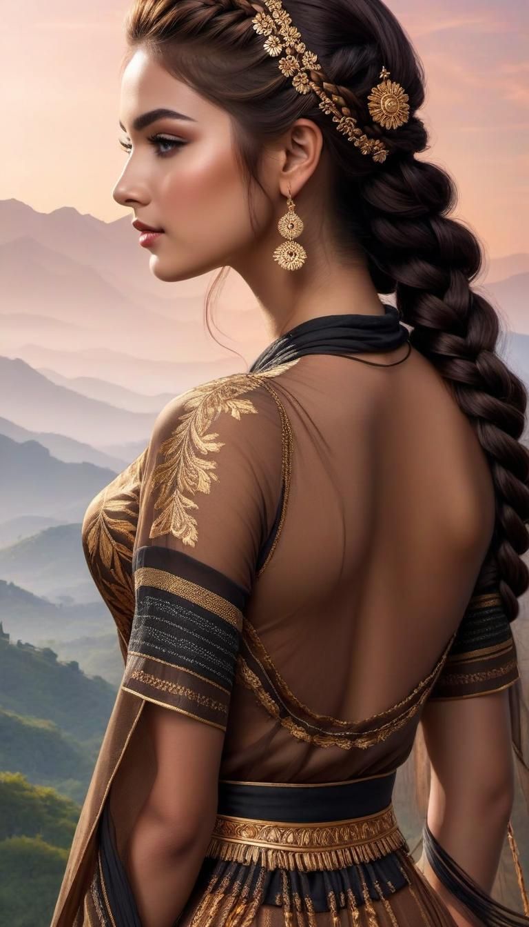 Artemis Goddess of the Hunt in Ethereal Fantasy Art