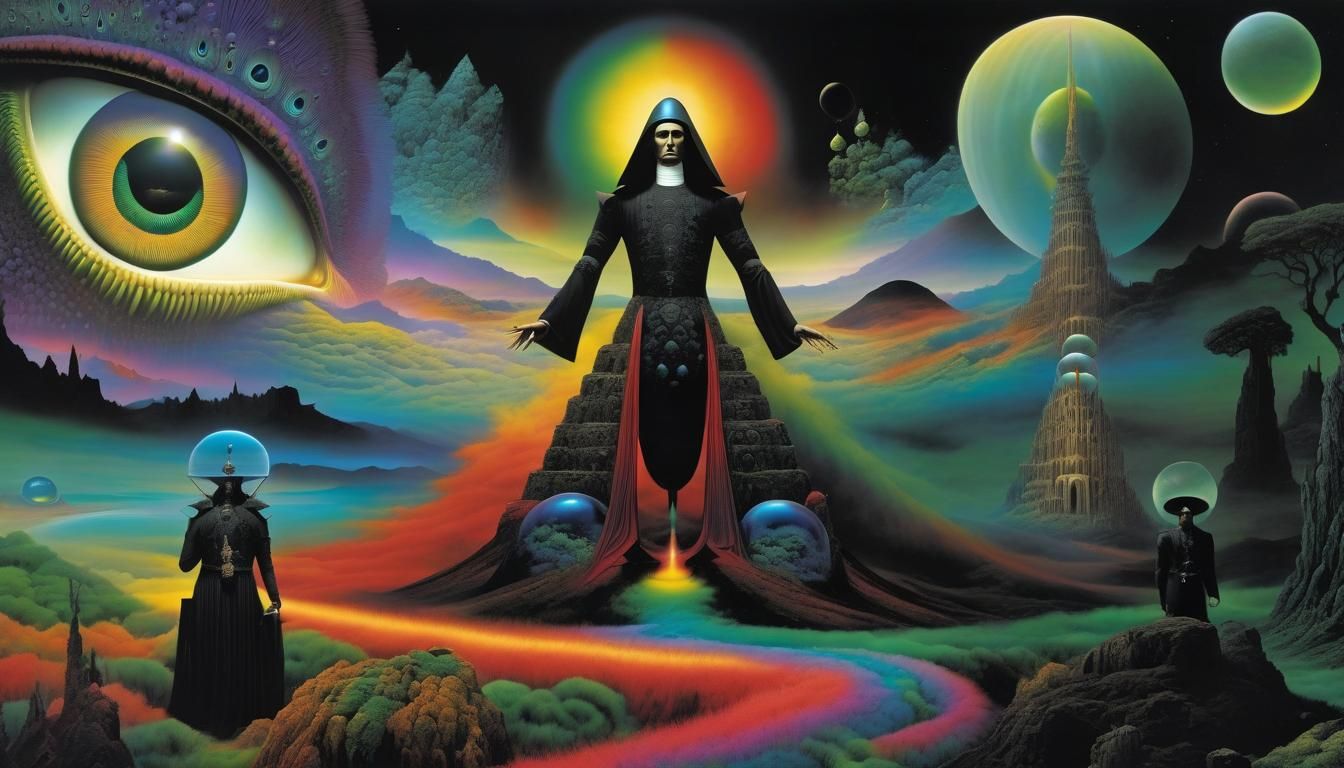 Surreal Horror Masterpiece in Magic Realism Style