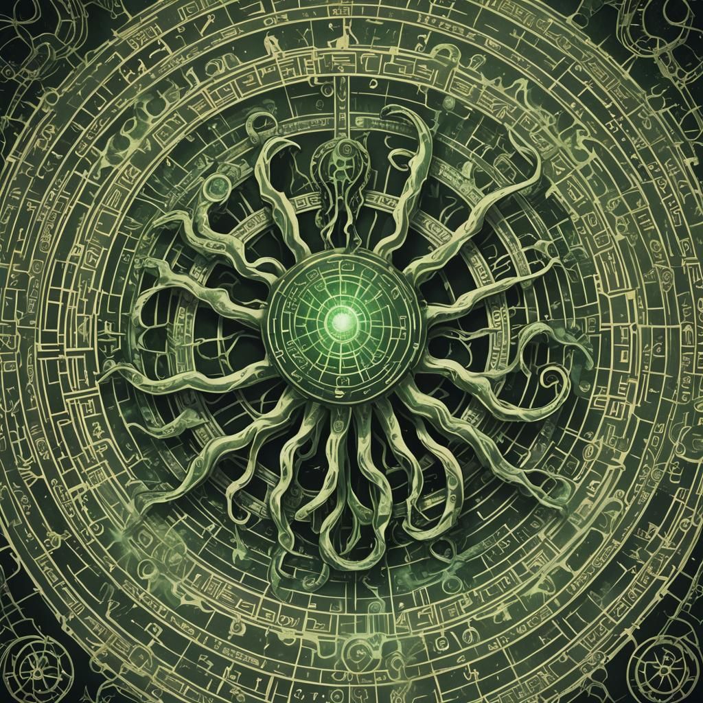 Binary Code Dream: Portals and Cthulhu Shadows