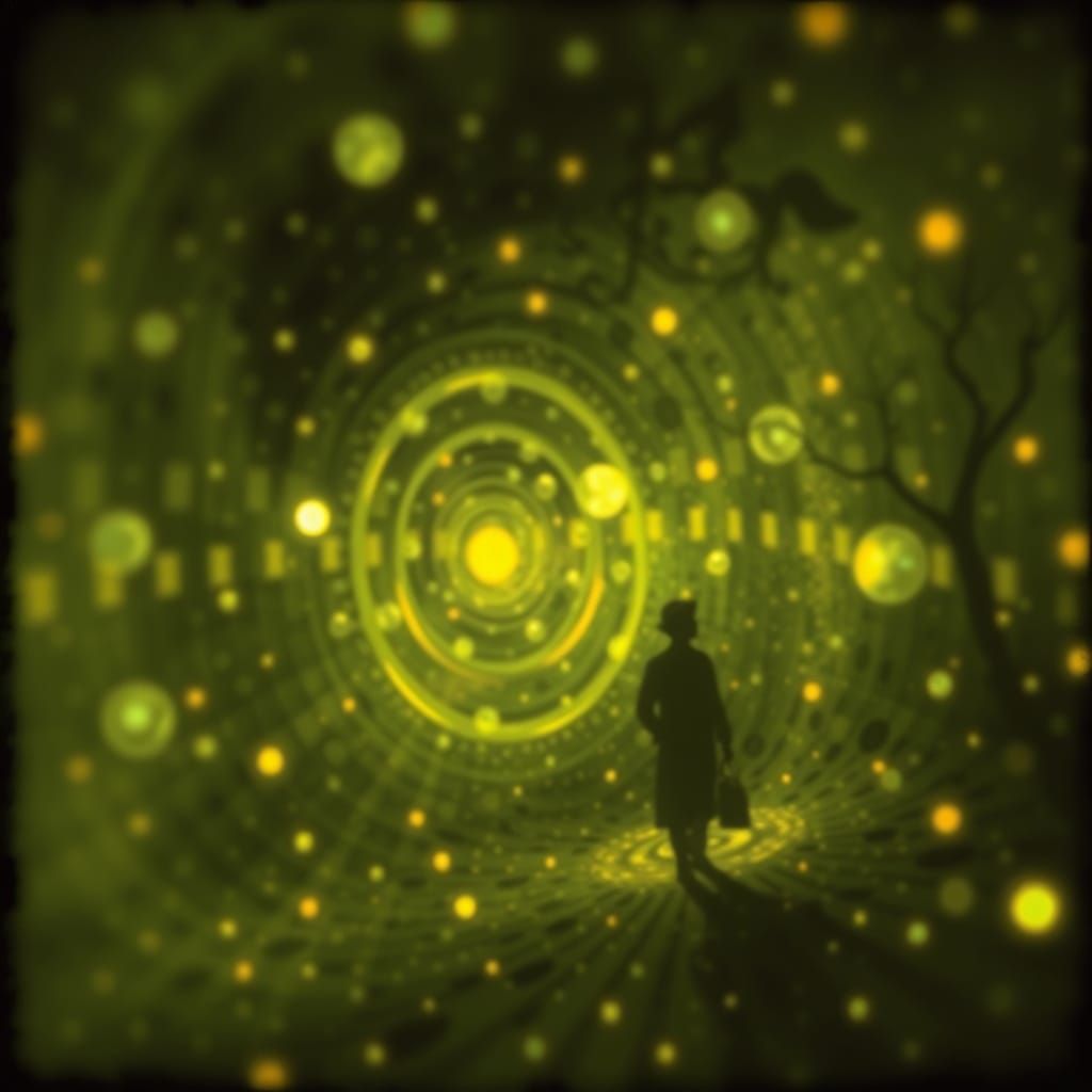 Surreal Stroboscopic Art with Dreamlike Figures