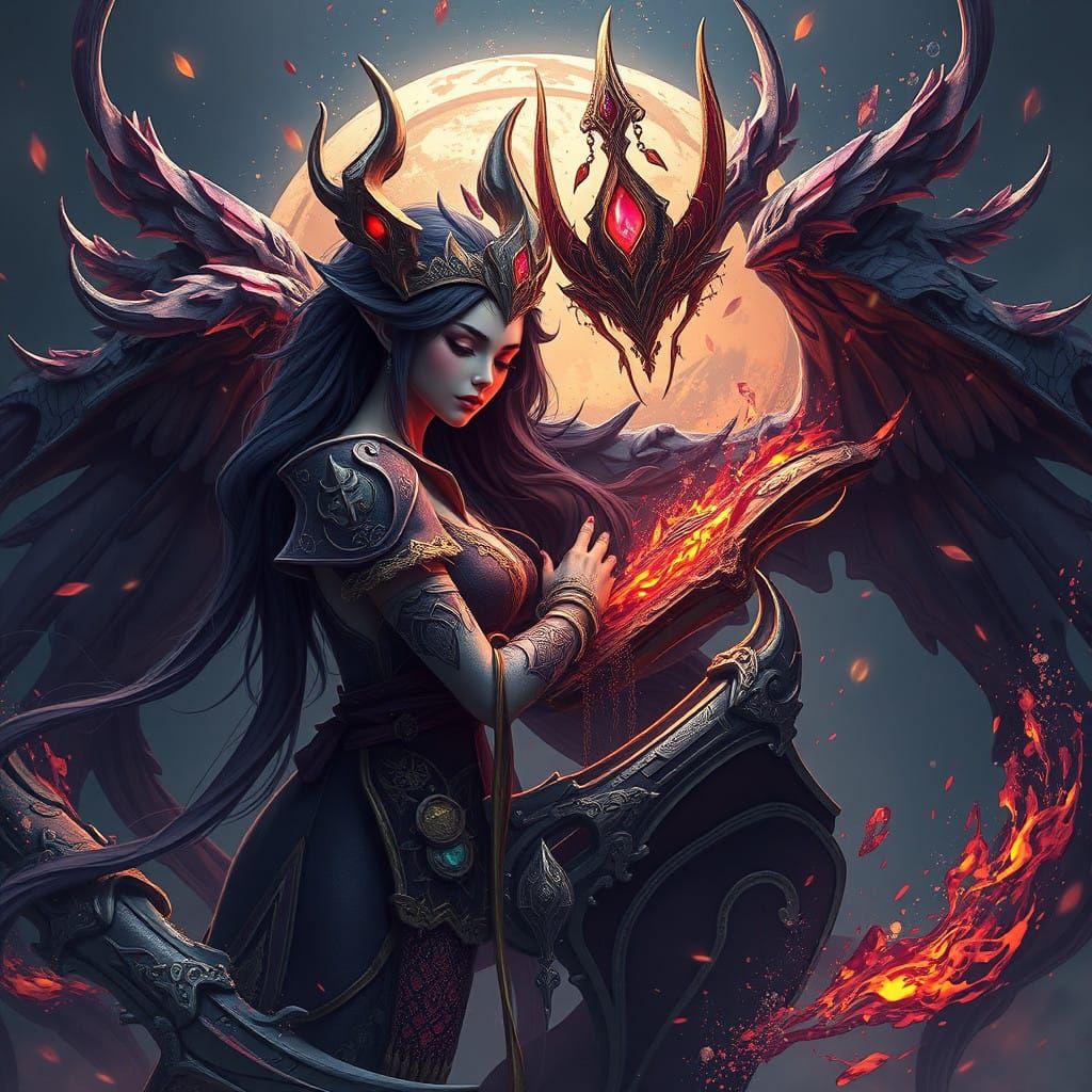 Ethereal Fantasy Realm Unfolds in Vibrant, Detailed Splendor