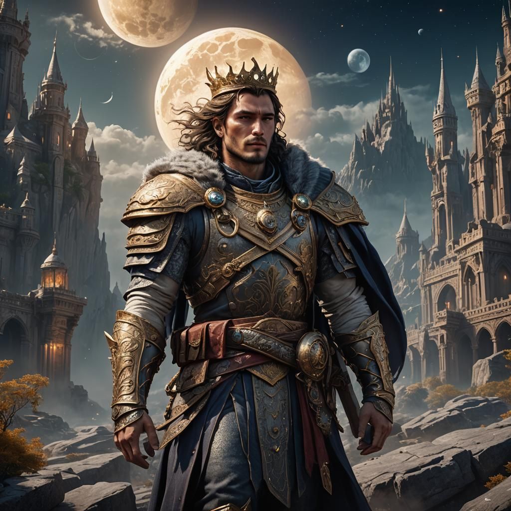 Handsome King of the Moon Concept Art