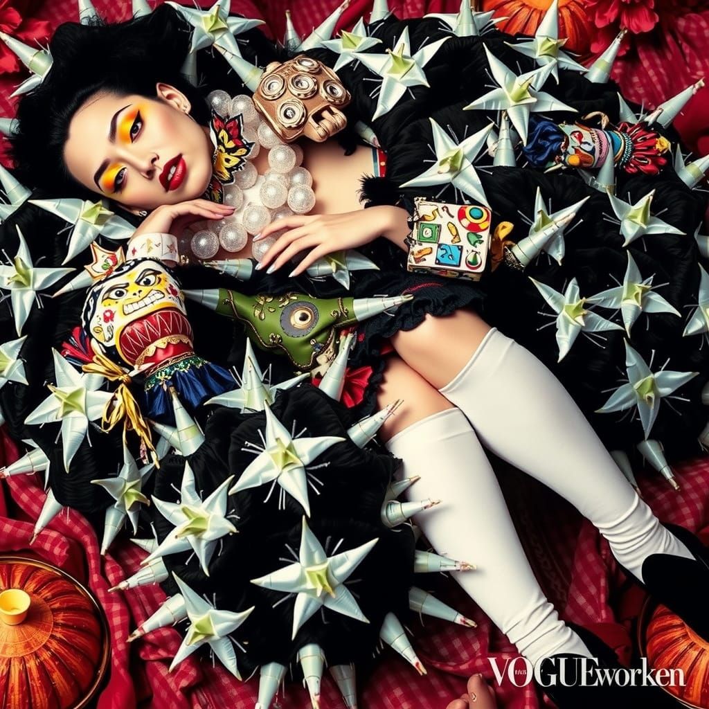 Ethereal Fashion Dreamscape in Whimsical Style