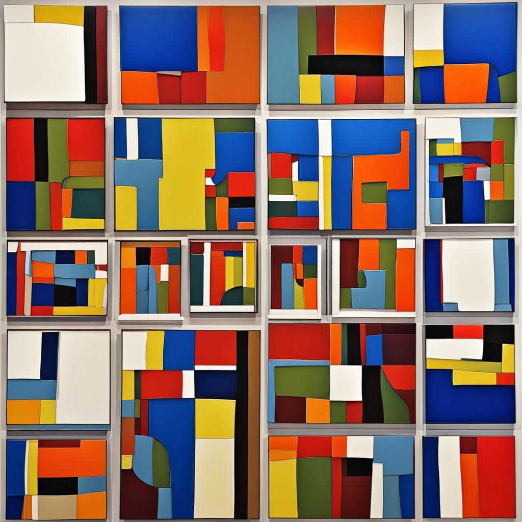 Abstract Art with Complementary Colors