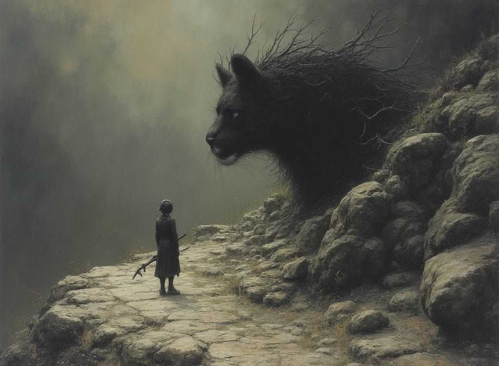 Points on the Curve a Dust-Storm Screeching Shrill a Strong-...