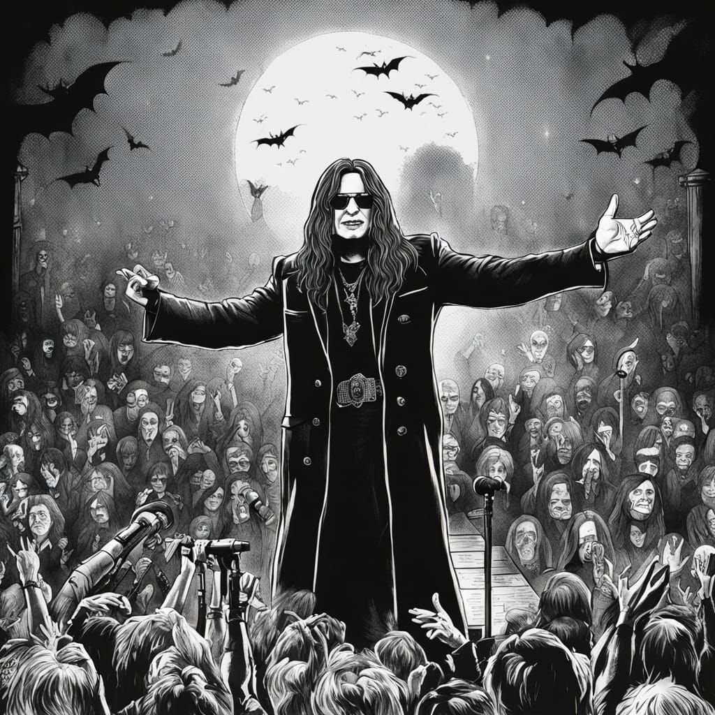 Ozzy Osbourne's Bittersweet Farewell Concert Sketch