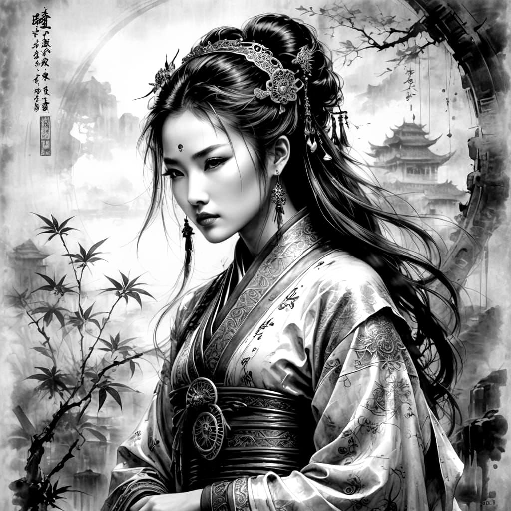 Ethereal Chinese Beauty Transcends Time and Space
