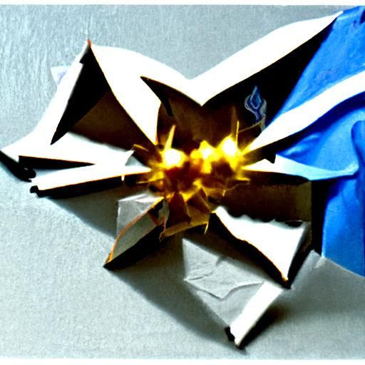 Quantum Defense with Origami Papercraft Lightning Shields