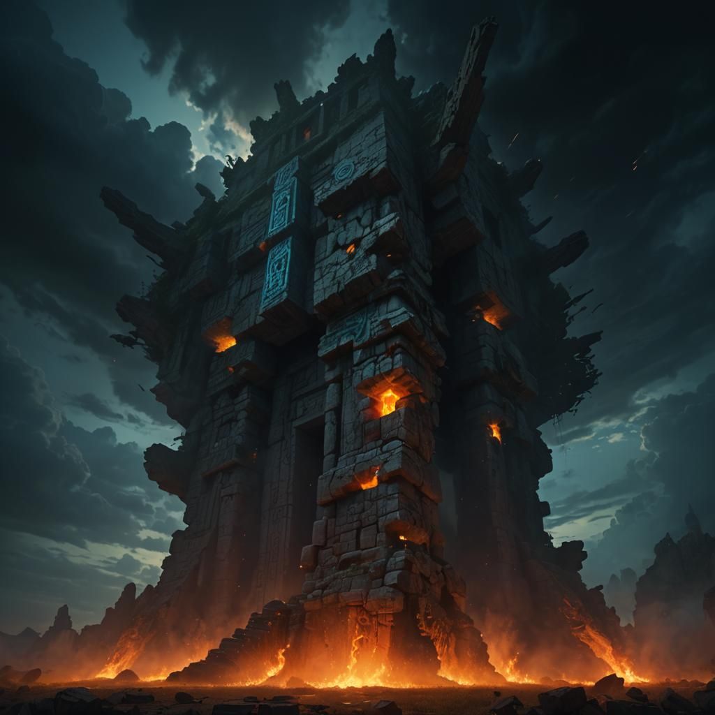 Colossal Elemental Rises from Ancient Ruins