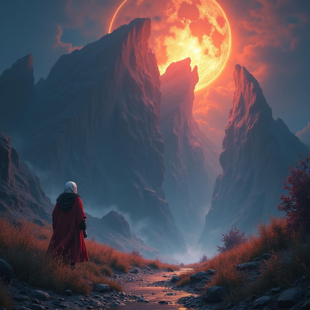 Sowing Tears, Reaping Joy: A Matte Painting