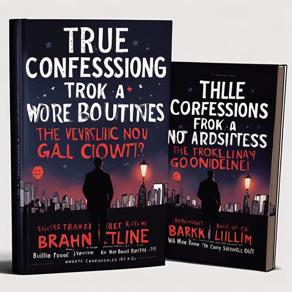 Bold Book Cover Design with Urban Night Vibe