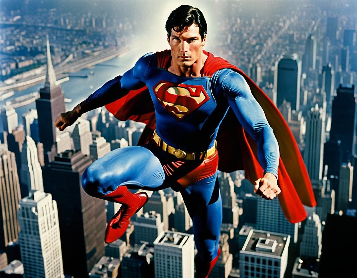 Superman Flies Over Metropolis: 1970s Film Style