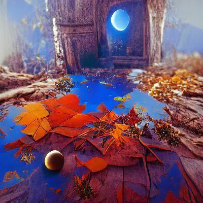 Mabon: Harvest Moon and Deep Blue Sky