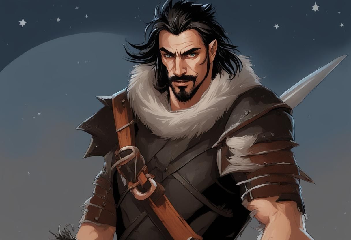 Werewolf Transformation of a Blood Hunter Adventurer